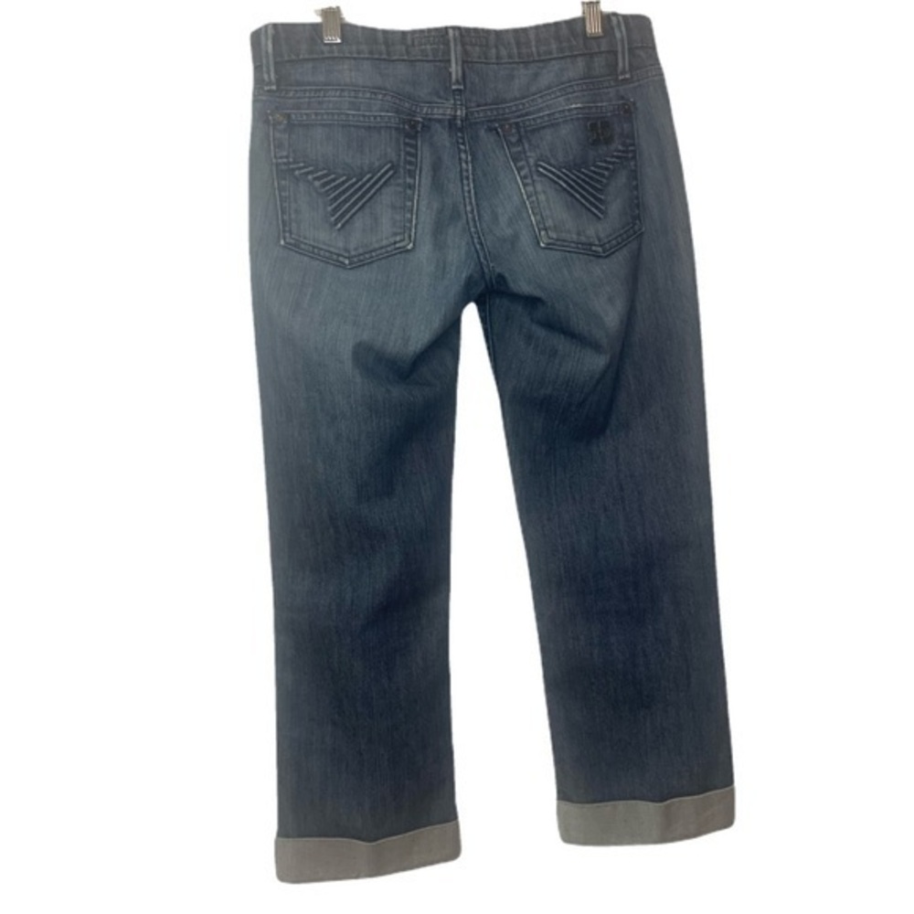 Joe’s Jeans Cropped Cuffed Blue Denim Jeans 28